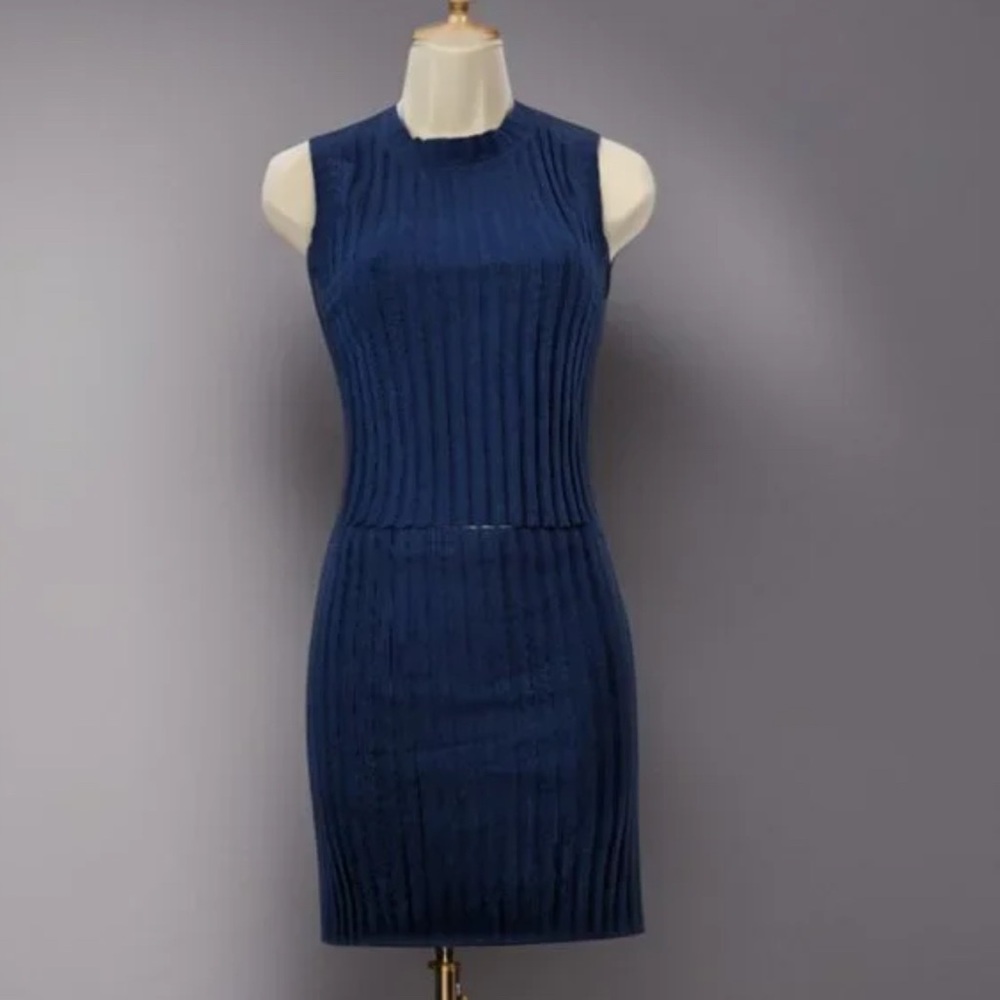 NWT Cotton Citizen Navy Mini Skirt